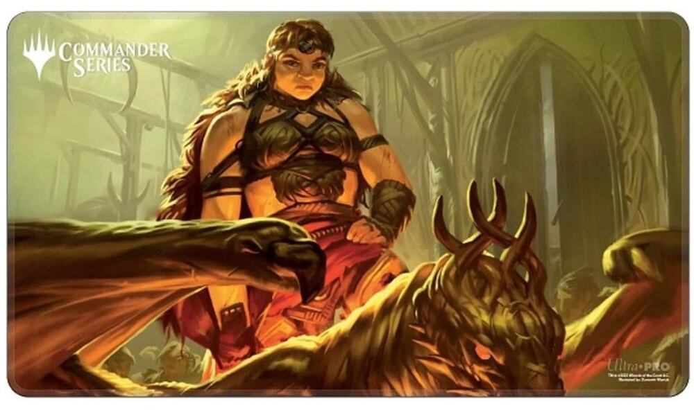 Ultra PRO MTG Playmat Commander Series #1 Magda Mono Red Stitched – Limited Edit